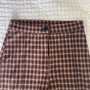 Free People Plaid Pants